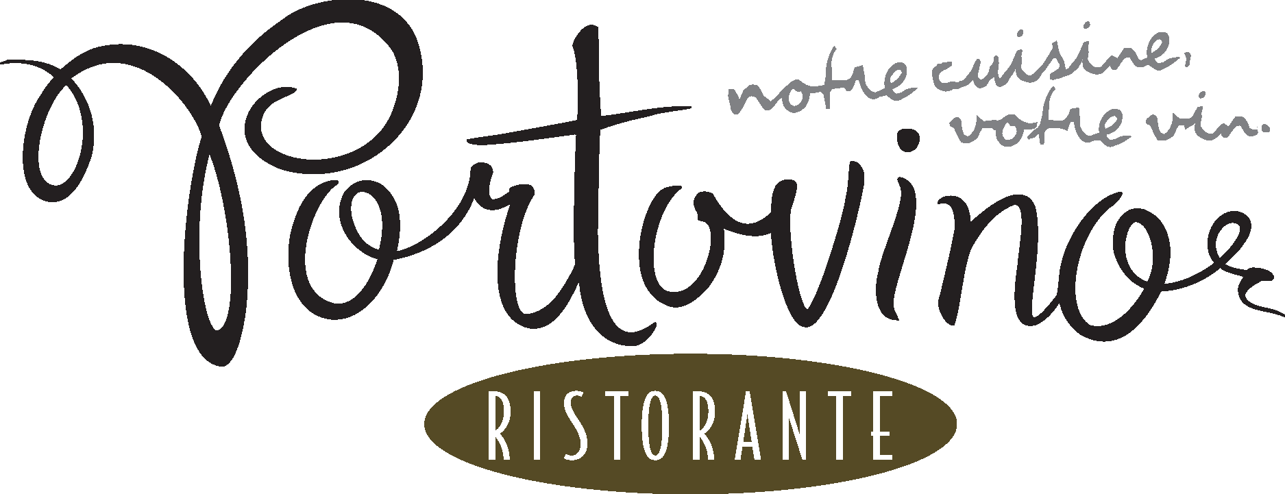 Portovino Ristorante Logo Vector Logo